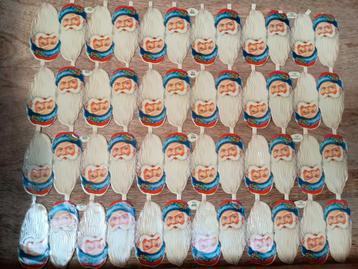 Vintage kerstmannetjes  beschikbaar voor biedingen