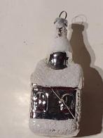 oude zilveren kerkje kerstbal H 8 cm., Diversen, Kerst, Ophalen, Gebruikt