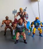 MOTU He-man Lot: Complete He-Man, Battle Cat, Fisto, Syclone, Ophalen of Verzenden, Gebruikt