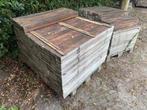 Geschaafd hardhout 40x90: 107cm en 75cm, Tuin en Terras, Palen, Balken en Planken, Ophalen, Palen, Zo goed als nieuw, Hardhout