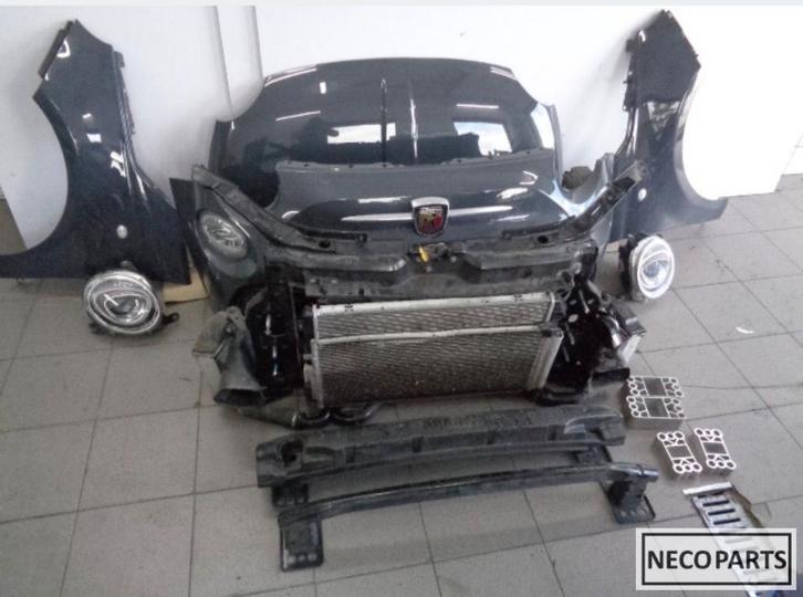 FIAT 500 FACELIFT 595 ABARTH VOORKOP BUMPER KOPLAMP MOTORKAP, Auto-onderdelen, Carrosserie en Plaatwerk, Achterklep, Achter, Gebruikt