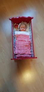 Vintage poppen wiegje, Ophalen, Gebruikt, Babypop