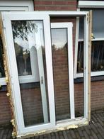 Raam met draai kiep deel, Doe-het-zelf en Verbouw, Kozijnen en Schuifpuien, Kunststof, Raamkozijn, 150 tot 225 cm, Ophalen