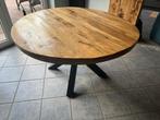 Eettafel Mango - 120cm Doorsnee, Ophalen, 100 tot 150 cm, Rond, Zo goed als nieuw