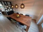 Grote teakhouten eettafel 240x100, Huis en Inrichting, Tafels | Eettafels, Ophalen, Gebruikt, 100 tot 150 cm, Teakhout