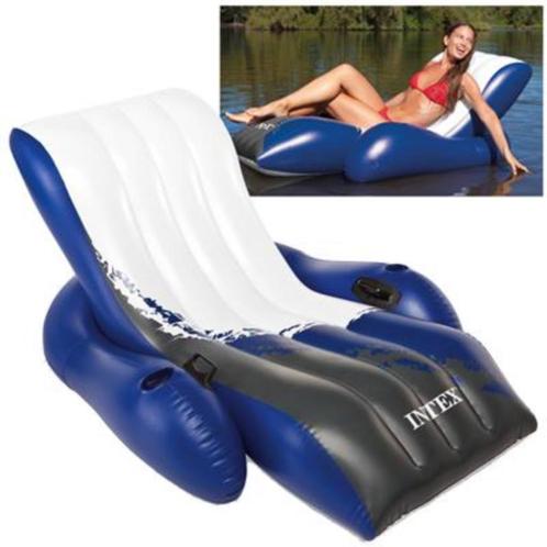 Intex Luxe lounge stoel 180 x 135cm voor op het water, Tuin en Terras, Zwembad-toebehoren, Nieuw, Ophalen