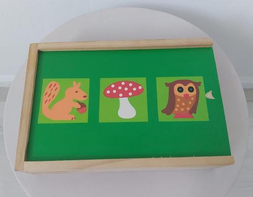 Houten memory spel bos, Kinderen en Baby's, Speelgoed | Houten speelgoed, Overige typen, Ophalen of Verzenden