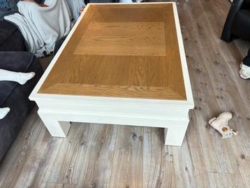 Houten Salontafel met Laatjes - 150x100cm beschikbaar voor biedingen