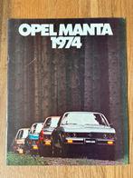 1974 Opel Manta USA brochure, Boeken, Auto's | Folders en Tijdschriften, Verzenden, Zo goed als nieuw, Opel