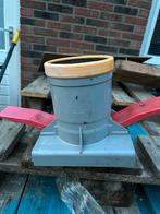 Wavin Knevelinlaat 125mm - 8 stuks, Ophalen, Afvoer, Gebruikt, Pvc