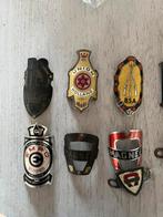 Diverse oldtimer fietsbalhoofdplaatjes, Ophalen of Verzenden