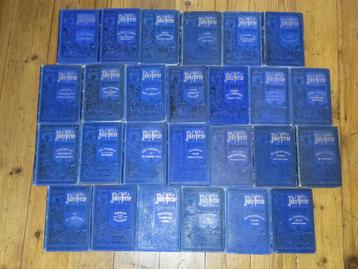 Partij van 123 antieke boeken van Jules Verne  beschikbaar voor biedingen