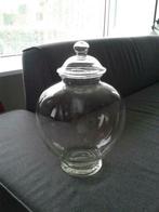 Mooie Hoge Glazen / Bolle Voorraadpot met Deksel. Nieuw!, Huis en Inrichting, Woonaccessoires | Overige, Ophalen, Zo goed als nieuw