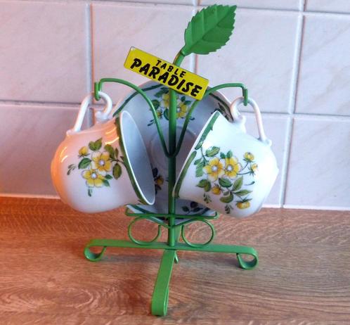 Winterling kop en schotels gele bloemen kopjes, Huis en Inrichting, Keuken | Servies, Gebruikt, Kop(pen) en/of Schotel(s), Overige stijlen