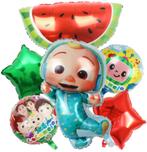 Cocomelon - Fole Ballonnen Set, Hobby en Vrije tijd, Feestartikelen, Nieuw, Versiering, Ophalen of Verzenden, Verjaardag