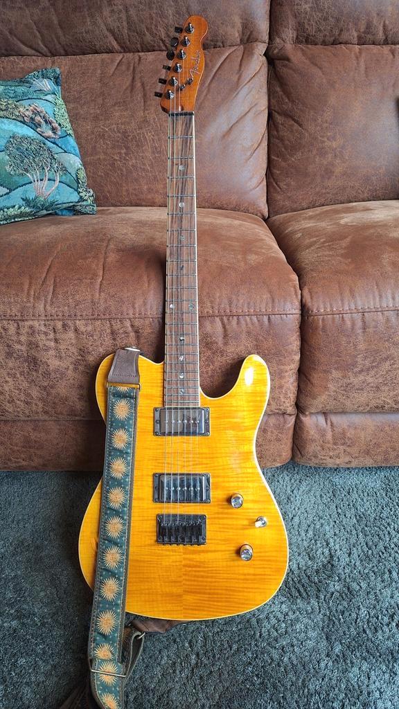 Fender Telecaster FMT Amber with P90s, Muziek en Instrumenten, Snaarinstrumenten | Gitaren | Elektrisch, Zo goed als nieuw, Ophalen