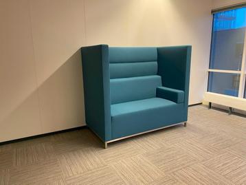 4 x Akoestische treinbank Ahrend Loungescape, lichtblauw - afbeelding 4