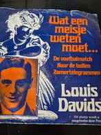 Louis Davids - Wat een Meisje Weten Moet - Vinyl Single, Ophalen of Verzenden, Gebruikt