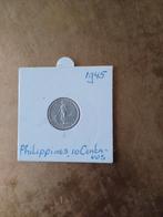 Te koop 10centavos philippines 1945 zilver, Ophalen of Verzenden, Zilver