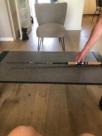 een set van drie spinhengels van shakespears, Watersport en Boten, Ophalen, Zo goed als nieuw, Werphengel