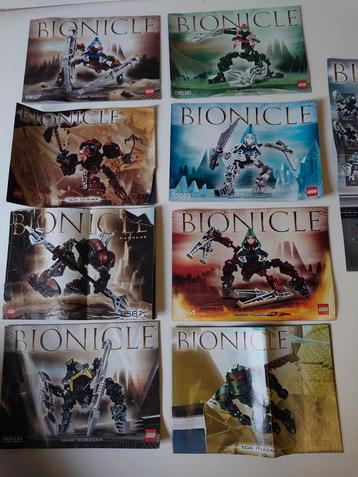 Lego BIONICLE boekjes instructies 