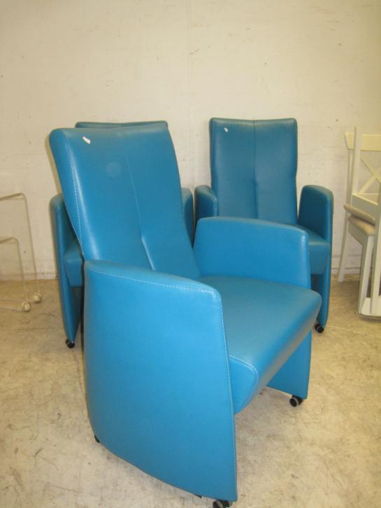 Set van 3 Leolux Doppler eetkamerstoelen, Huis en Inrichting, Stoelen, Gebruikt