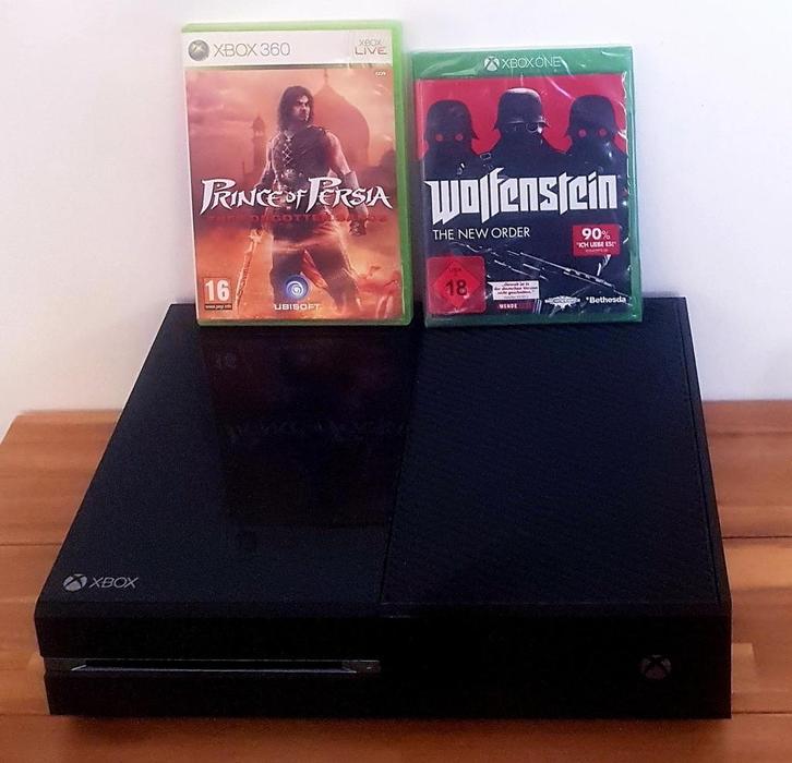 - Xbox One/500 GB/Games -, Spelcomputers en Games, Spelcomputers | Xbox One, Gebruikt, Xbox One, 500 GB, Zonder controller, Met games