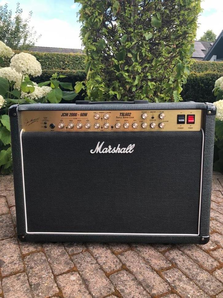 Marshall JCM 2000 TSL 602 Gitaarversterker, Muziek en Instrumenten, Versterkers | Bas en Gitaar, Gebruikt, Gitaar, 50 tot 100 watt