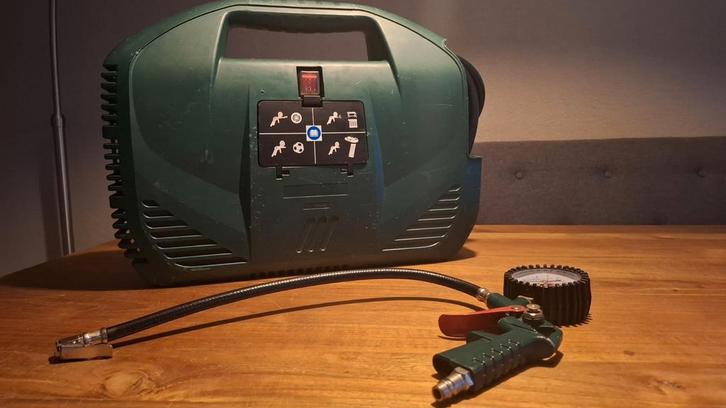 Parkside Compressor - Goed Werkend met Accessoires, Auto diversen, Autogereedschap, Gebruikt, Ophalen of Verzenden