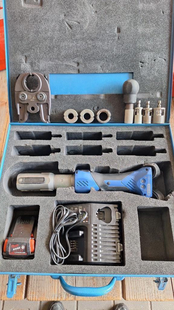 Henco Mini3 Accu perstang persmachine Mini 3 pers tang, Auto diversen, Autogereedschap, Zo goed als nieuw, Ophalen of Verzenden