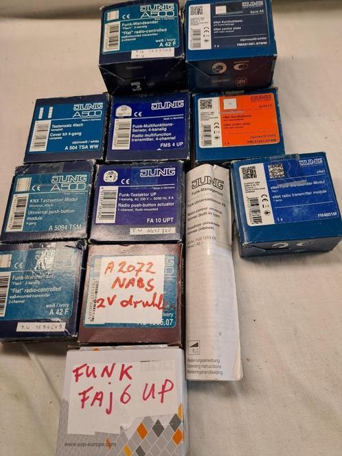 L: JUNG eNET, FUNK, KNX schakelmateriaal, Doe-het-zelf en Verbouw, Elektra en Kabels, Nieuw, Overige typen, Ophalen of Verzenden