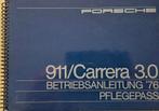 Porsche 911, Carrera 3.0 ongebruikt instructieboekje 1976., Ophalen of Verzenden
