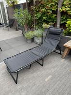 Ligbed/ strandstoel / zonnebed, Tuin en Terras, Ligbedden, Ophalen, Zo goed als nieuw, Aluminium