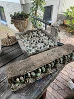 2 oosterse ornamenten, hand kapwerk in steen india?, Ophalen of Verzenden, Gebruikt