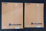 Originele Werkplaats Handboeken voor de Hyundai Scoupe 1994, Ophalen of Verzenden