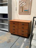 Vintage ladekast / winkelkast, Ophalen, Gebruikt, 100 tot 150 cm, 5 laden of meer