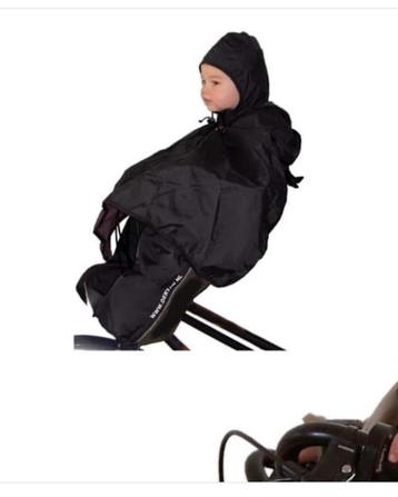 Deryan bike-a-way met warme voetenzak en poncho beschikbaar voor biedingen
