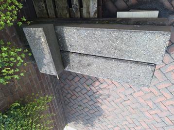 Betonbiels antraciet 12 cm hoog x 20 cm breed (5  stuks) beschikbaar voor biedingen