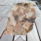 150x118x5 Bloemagaat plak schijf bloem agaat flower agate, Ophalen of Verzenden