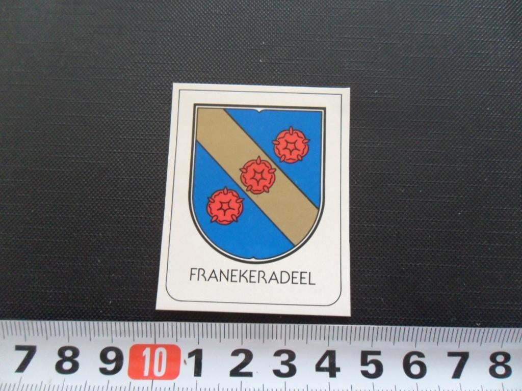 sticker gemeente wapen franekeradeel, Ophalen, Zo goed als nieuw