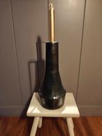 By boo zwart metalen kandelaar, 25 tot 50 cm, Zwart, Ophalen of Verzenden, Zo goed als nieuw