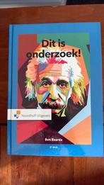 Ben Baarda - Dit is onderzoek!, Ophalen of Verzenden, Nieuw, Ben Baarda