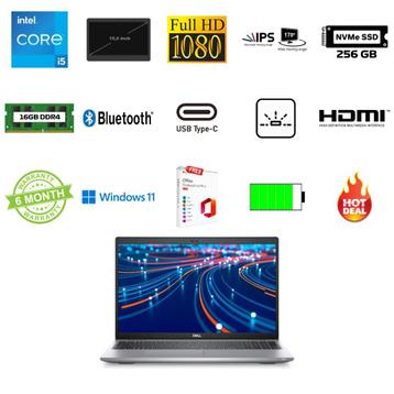 Dell latitude 5520 i5-1145G7 4.4GHz 16GB 256GB NVMe Office24 beschikbaar voor biedingen