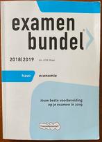 Examenbundel economie havo 2018-2019, Ophalen of Verzenden, Zo goed als nieuw
