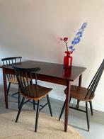 Midcentury vintage palissander eettafel uitschuifbaar, Huis en Inrichting, Tafels | Eettafels, Ophalen, Midcentury, vintage, deens, teak, jaren 60, retro