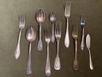 Verzilverd bestek mix 10 stuks, Ophalen of Verzenden