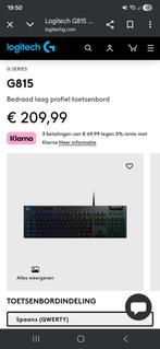 Logitech G815 Mechanical Keyboard - Zo goed als nieuw!, Computers en Software, Toetsenborden, Logitech, Ophalen of Verzenden, Zo goed als nieuw