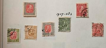 Postzegels IJsland klassiek  beschikbaar voor biedingen