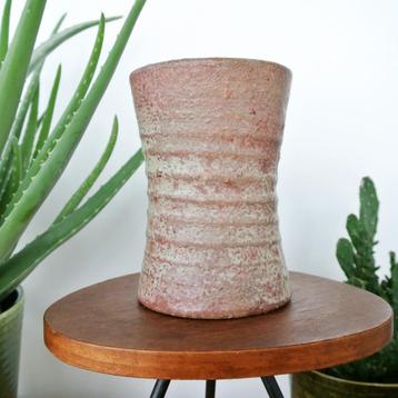 Mobach vintage VAAS keramiek mid century modern groen roze beschikbaar voor biedingen