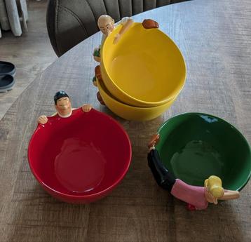 Suske en Wiske schaaltjes (4 stuks) beschikbaar voor biedingen